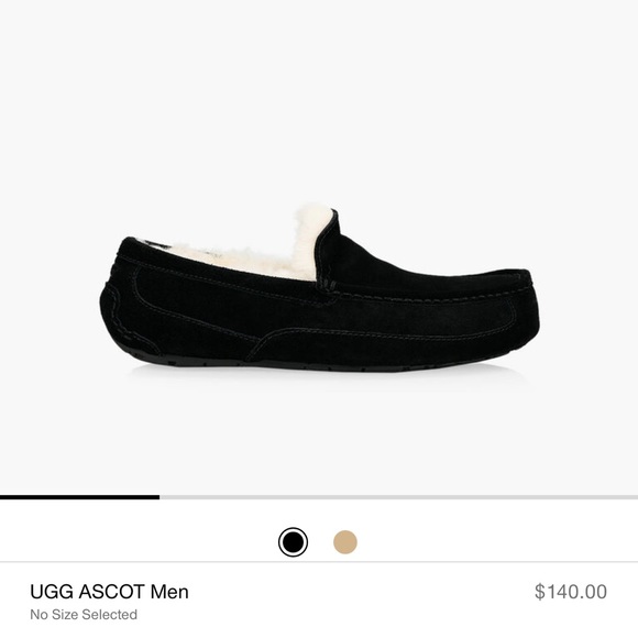 Uggs black Ascot men’s - Picture 1 of 4